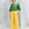 Áo babydoll thêu ngực Green 4