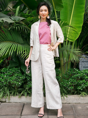 Áo blazer túi ốp Natural 1