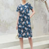 Váy đầm xuông A Petrol Floral 3