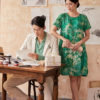 Áo sơ mi nam dài tay vạt bầu Green 1