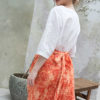 Chân váy cạp chun thắt đai Orange 4