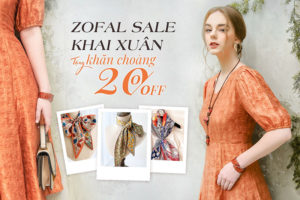 khai xuân tặng khăn choàng xinh xắn