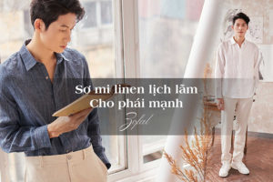 sơ mi linen cho phái mạnh