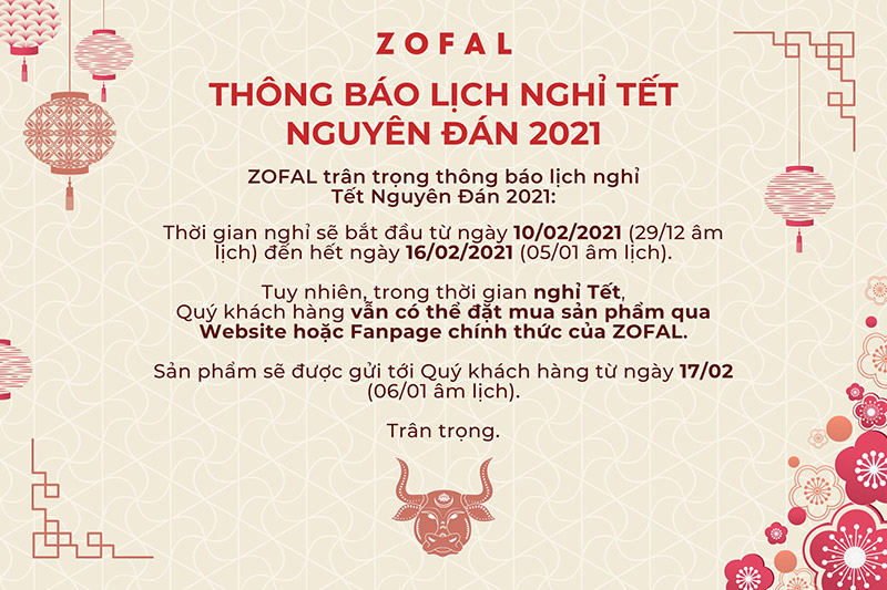thông báo nghỉ Tết