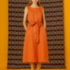 Váy đầm midi dáng A Orange 2