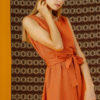 Váy đầm midi dáng A Orange 3