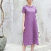 Váy đầm cổ sen cúc cổ Purple 2