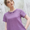 Váy đầm cổ sen cúc cổ Purple 3