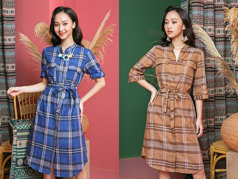 Họa tiết Gingham năng động