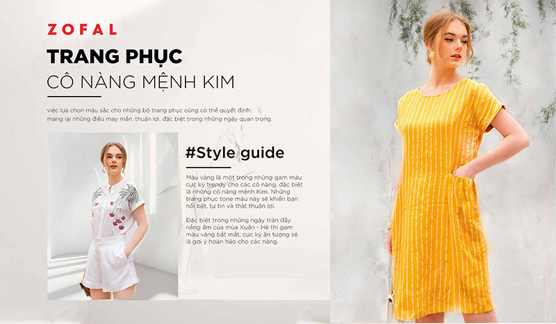 Những cô nàng mệnh Kim hợp với màu gì?