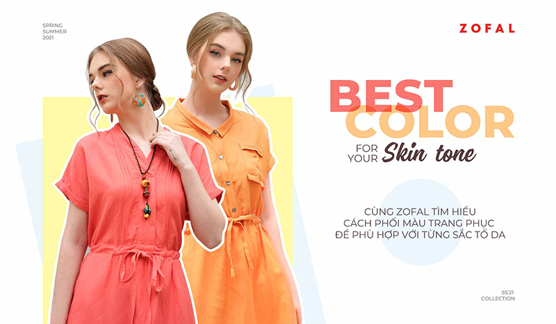 Tìm hiểu cách phối màu trang phục phù hợp với từng sắc đố da