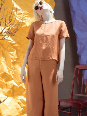 Bộ quần áo khâu trang trí Orange