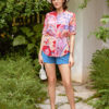 Áo sơ mi hoa cổ tàu Floral 1