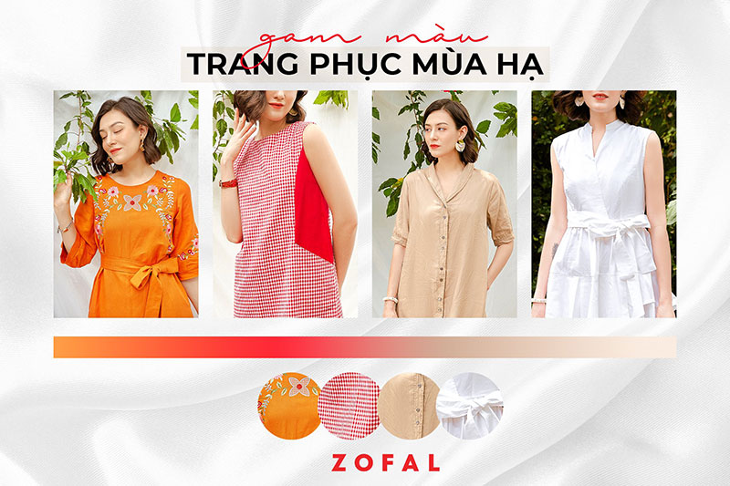 Những gợi ý màu trang phục cho ngày hè