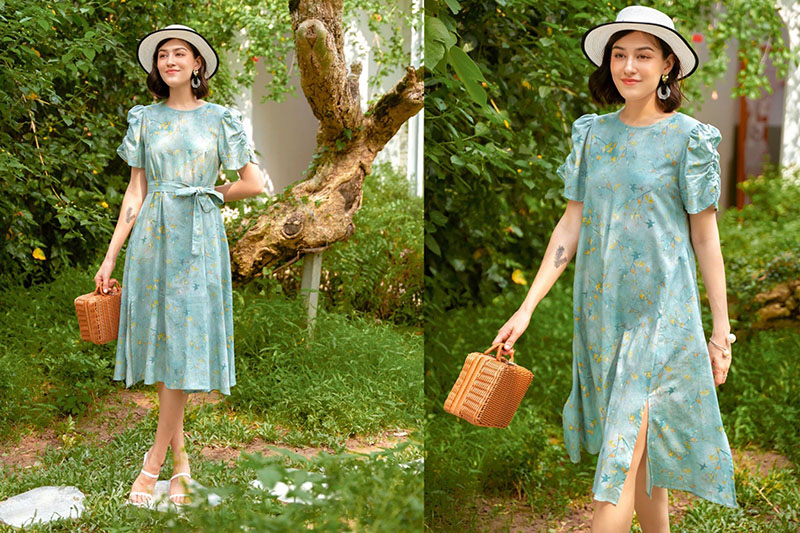 Váy đầm mang hương sắc xuân của tuổi trẻ