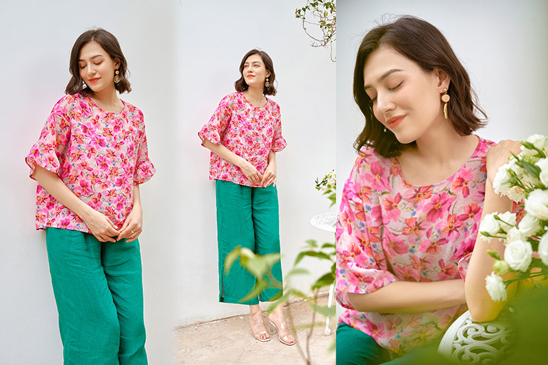 Tham khảo set đồ với gam màu xanh lá của ZOFAL tong BST mới