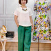 Quần xẻ gấu, cạp chun sau Green 2