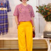 Quần xẻ gấu, cạp chun sau Yellow 1