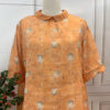 Áo sơ mi hoa cổ sen Orange