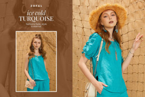 Xanh Turquoise - bảng màu mới dành cho thời trang