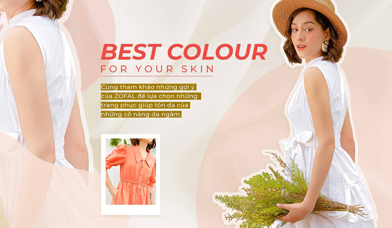 Bí quyết lựa chọn trang phục phù hợp với làn da