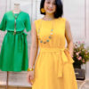 Váy đầm midi dáng A Yellow 1