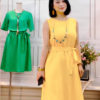 Váy đầm midi dáng A Yellow 2