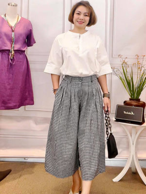 Áo nữ cổ tàu White 2