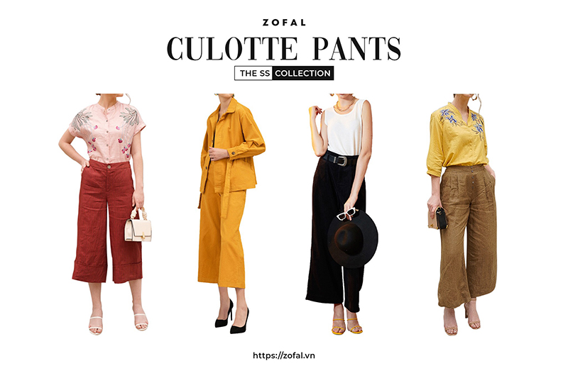 quần culottes trở thành must-have item