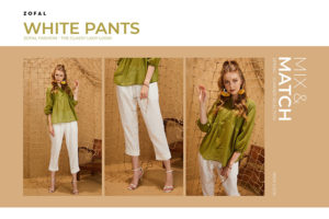 mix & match ấn tượng với thiết kế quần trắng ấn tượng