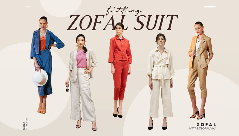 thiết kế suit nữ thời thượng