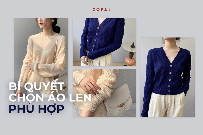 áo len phù hợp với dáng người