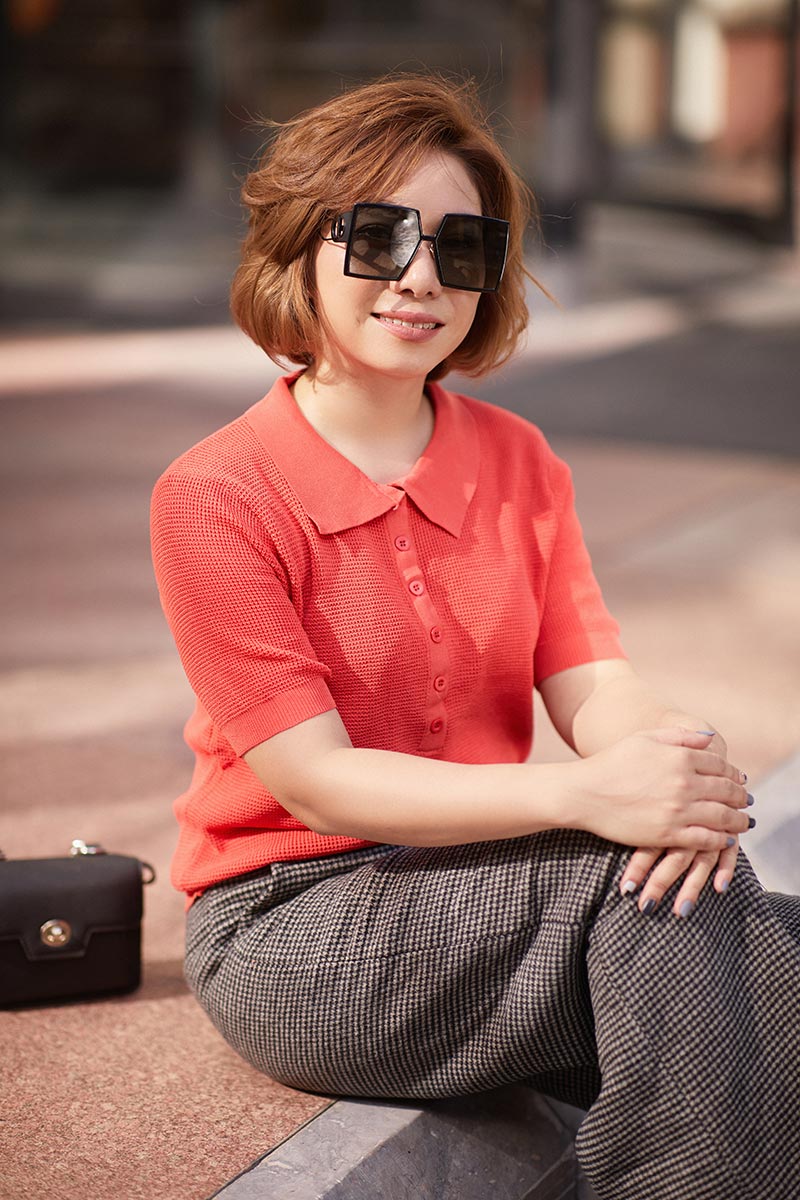áo len ngắn tay