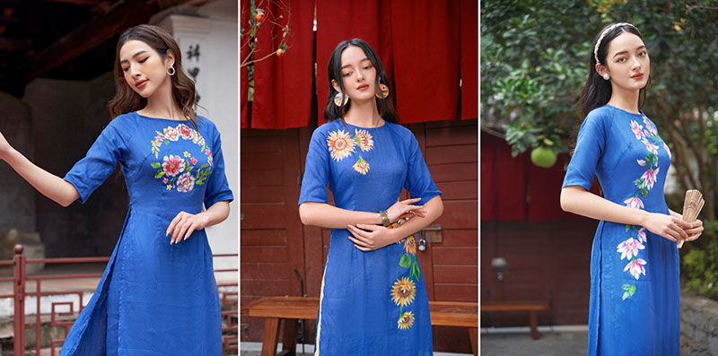 áo dài tết