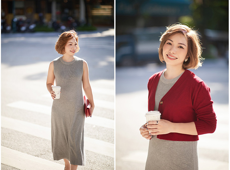 Váy len cho mùa đông thêm ấm áp
