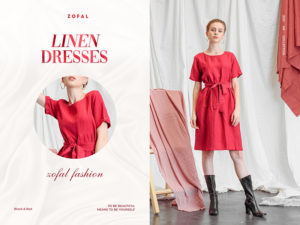 Váy đầm linen - Chất liệu của 4 mùa