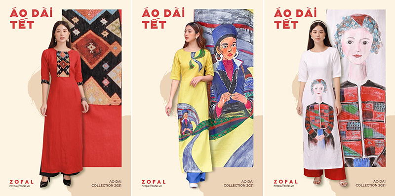 áo dai tết