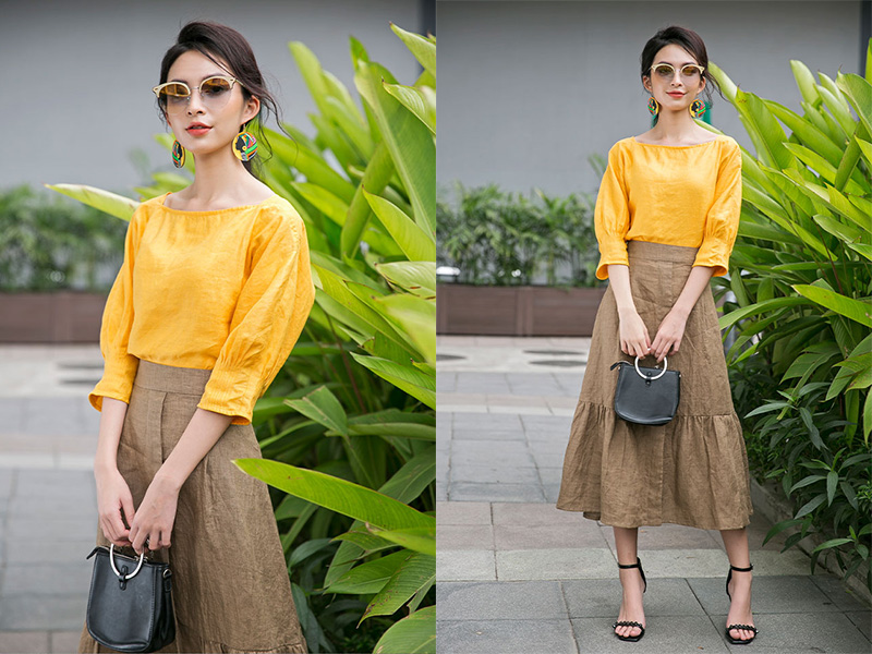 Set đồ dịu dàng đón năm mới