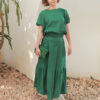 Chân váy dúm bèo Green 4