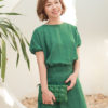 Chân váy dúm bèo Green 3