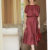 Áo croptop cánh dơi chun gấu Plum 3