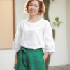 Áo babydoll thêu ngực White 2