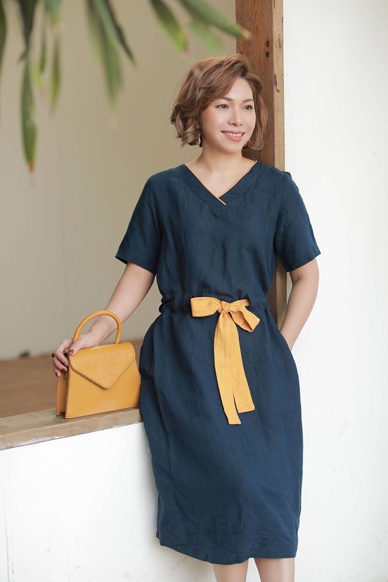 đầm xòe thanh lịch