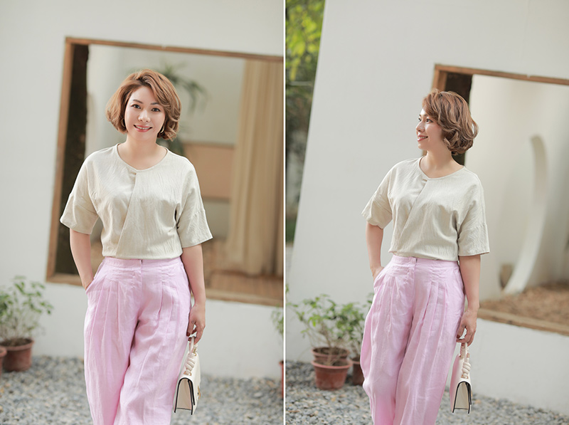 kết hợp trang phục mùa xuân
