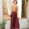 Chân váy chiết ly Plum 3