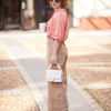 Quần thêu gấu Taupe 2