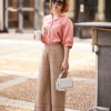 Quần thêu gấu Taupe 3