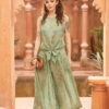 Áo gile buộc nơ Mint Floral 4