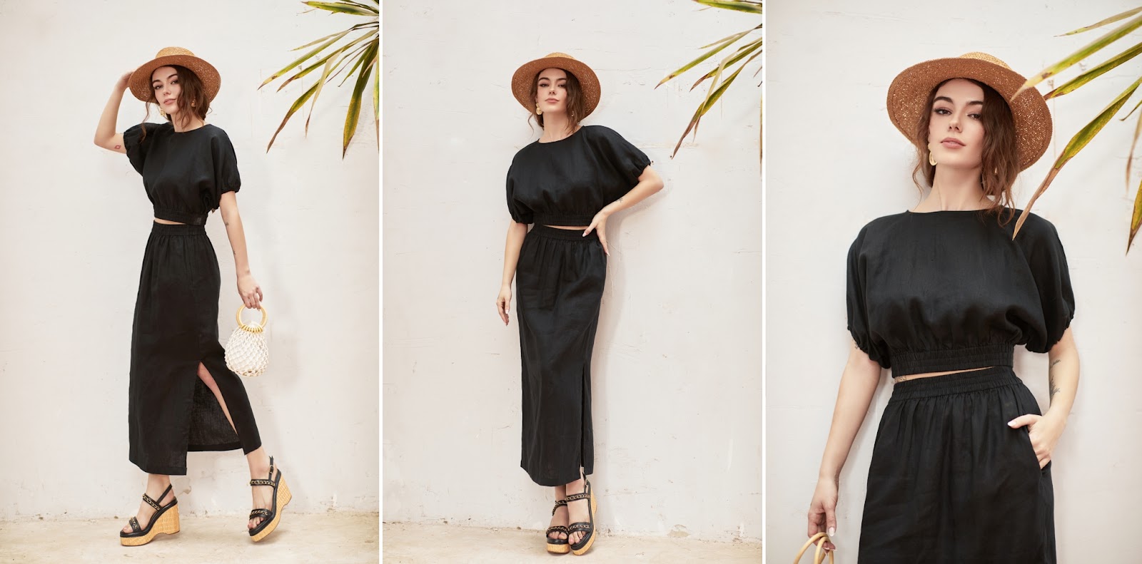 phối đồ với váy midi