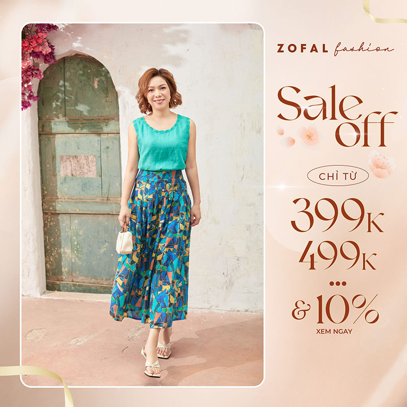 Chân váy midi nữ tính